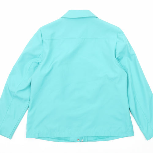 Bonmarché Womens Blue Jacket Size S Zip