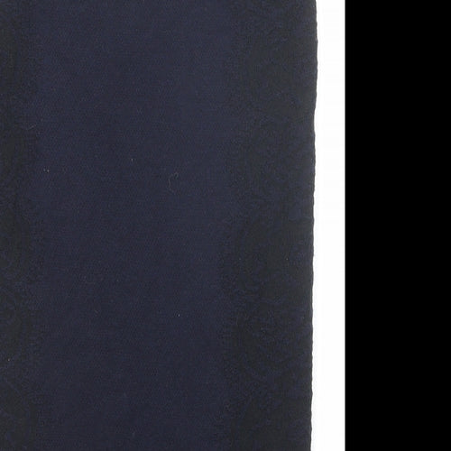 Per Una Womens Blue Cotton Straight & Pencil Skirt Size 10