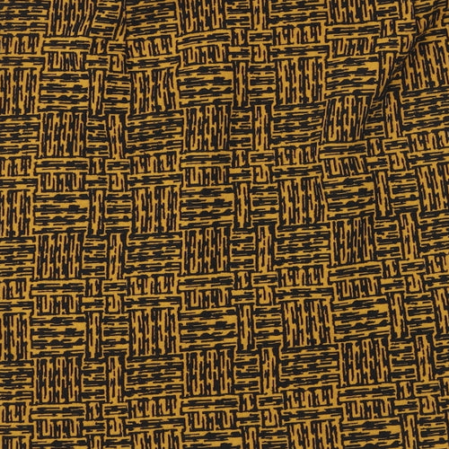 Marks and Spencer Womens Orange Geometric Viscose A-Line Skirt Size 12