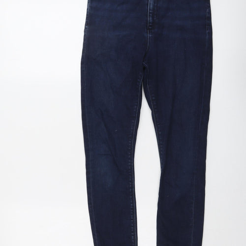ASOS Womens Blue Cotton Skinny Jeans Size 26 in L27 in Regular Button