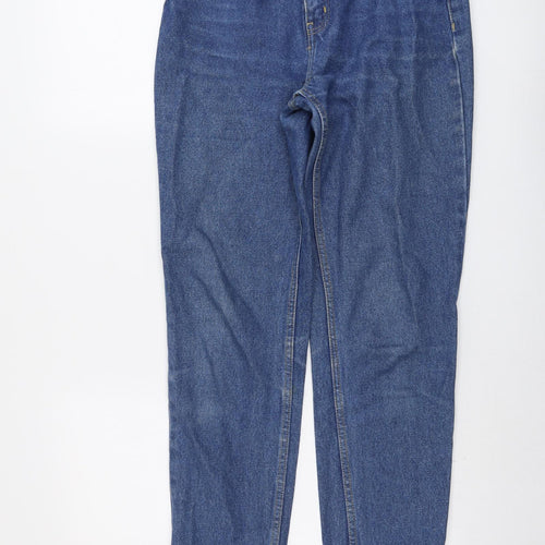American Apparel Womens Blue Cotton Mom Jeans Size 28 in L29 in Regular Button