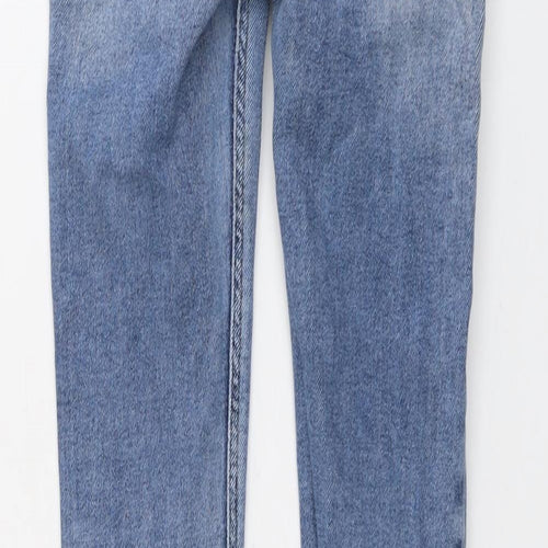 New Look Womens Blue Cotton Skinny Jeans Size 10 L25 in Regular Button