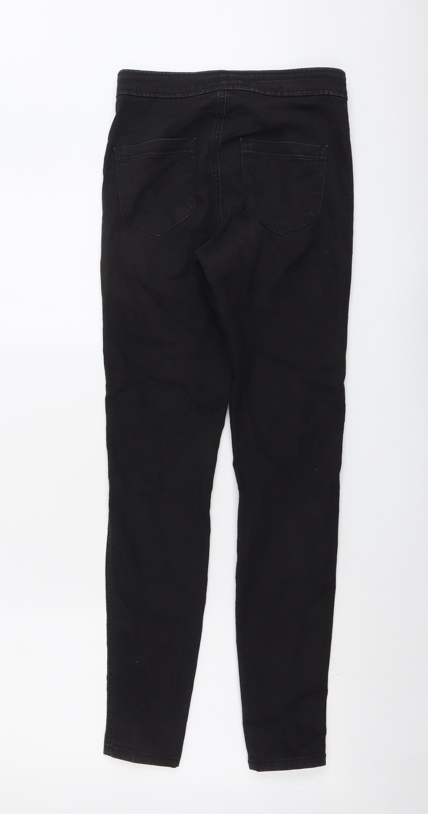 ASOS Womens Black Cotton Skinny Jeans Size 26 in L32 in Regular Button