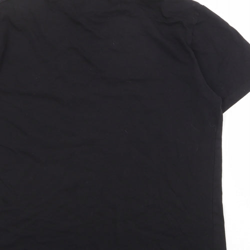 PlayStation Mens Black Cotton T-Shirt Size M Round Neck