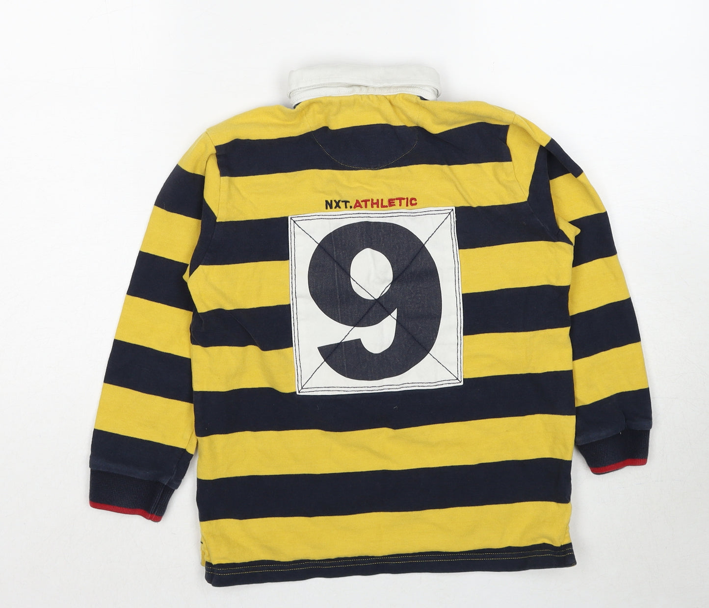 NEXT Boys Multicoloured Striped Cotton Pullover Sweatshirt Size 9 Years Pullover