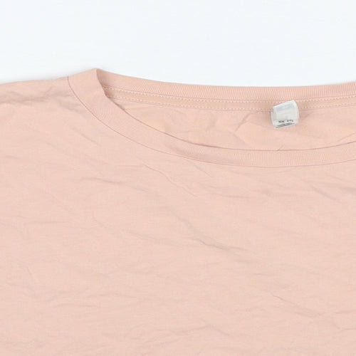 AS Colour Womens Beige Cotton Basic T-Shirt Size XL Round Neck