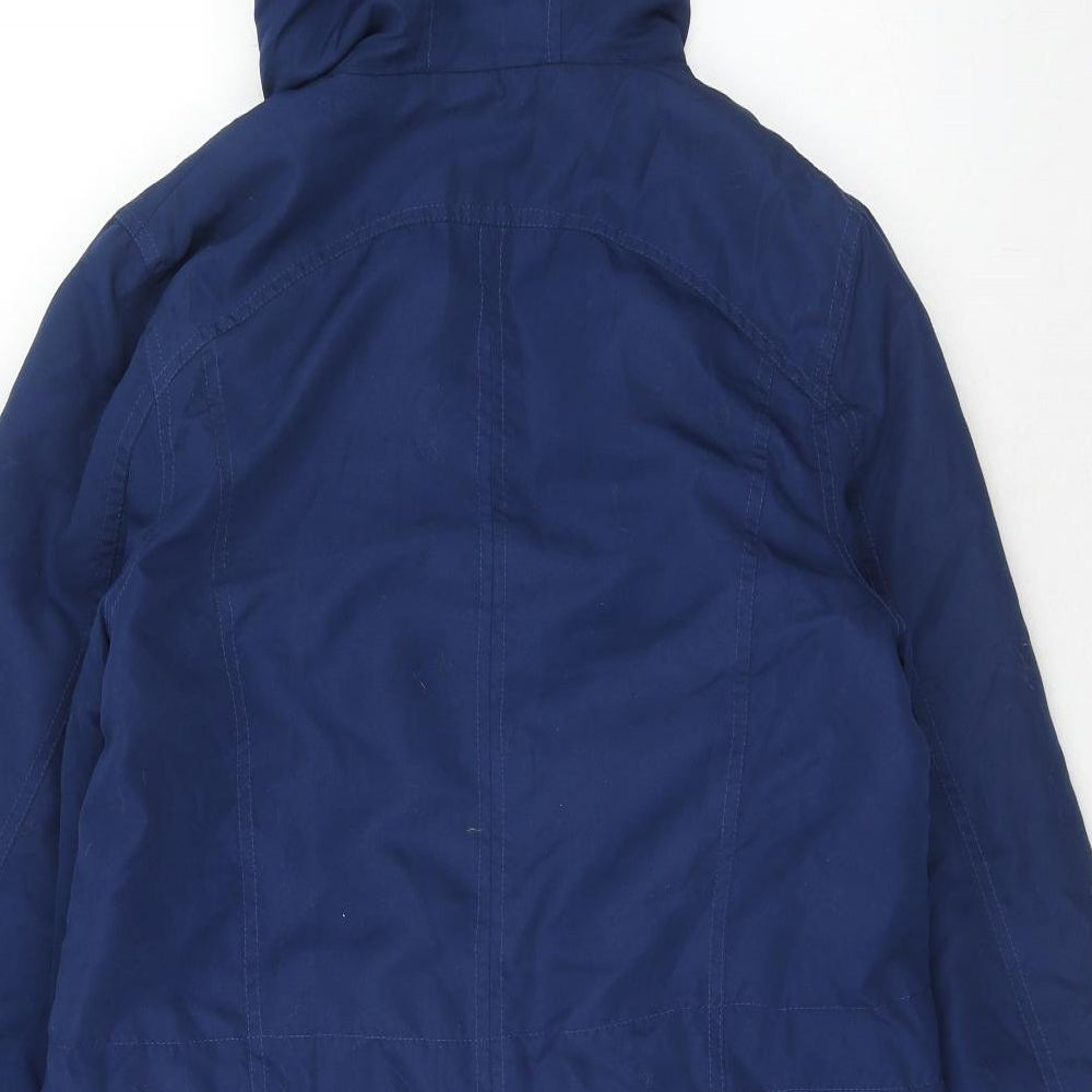 TG Womens Blue Parka Jacket Size 10 Zip