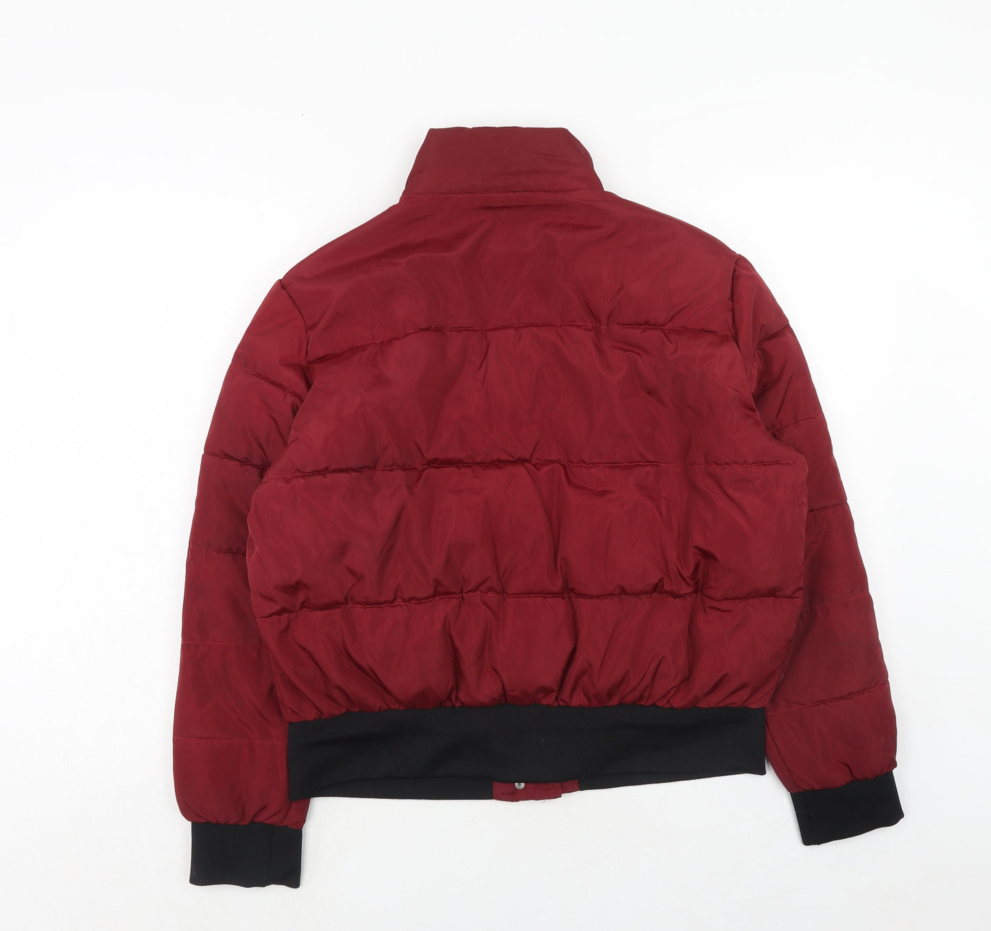 CI SONO Womens Red Puffer Jacket Coatigan Size XL Zip