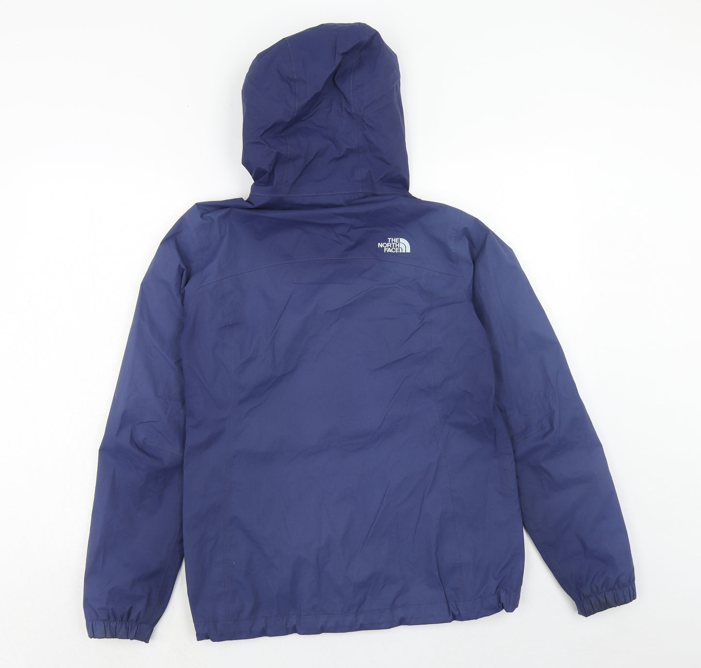 The North Face Womens Blue Windbreaker Jacket Size M Zip