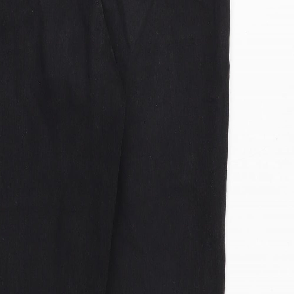 Missguided Womens Black Cotton Skinny Jeans Size 10 Regular Zip