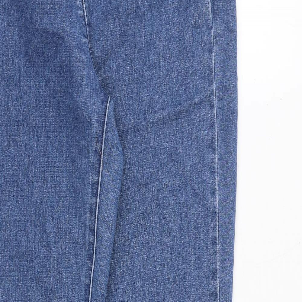 Miss Selfridge Womens Blue Cotton Jegging Jeans Size 12 Regular