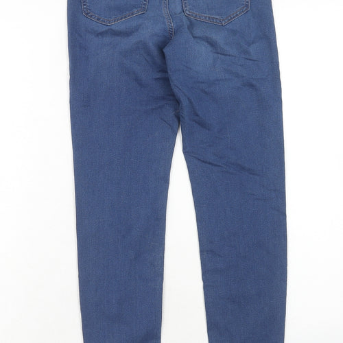 Marks and Spencer Womens Blue Cotton Jegging Jeans Size 6 Regular