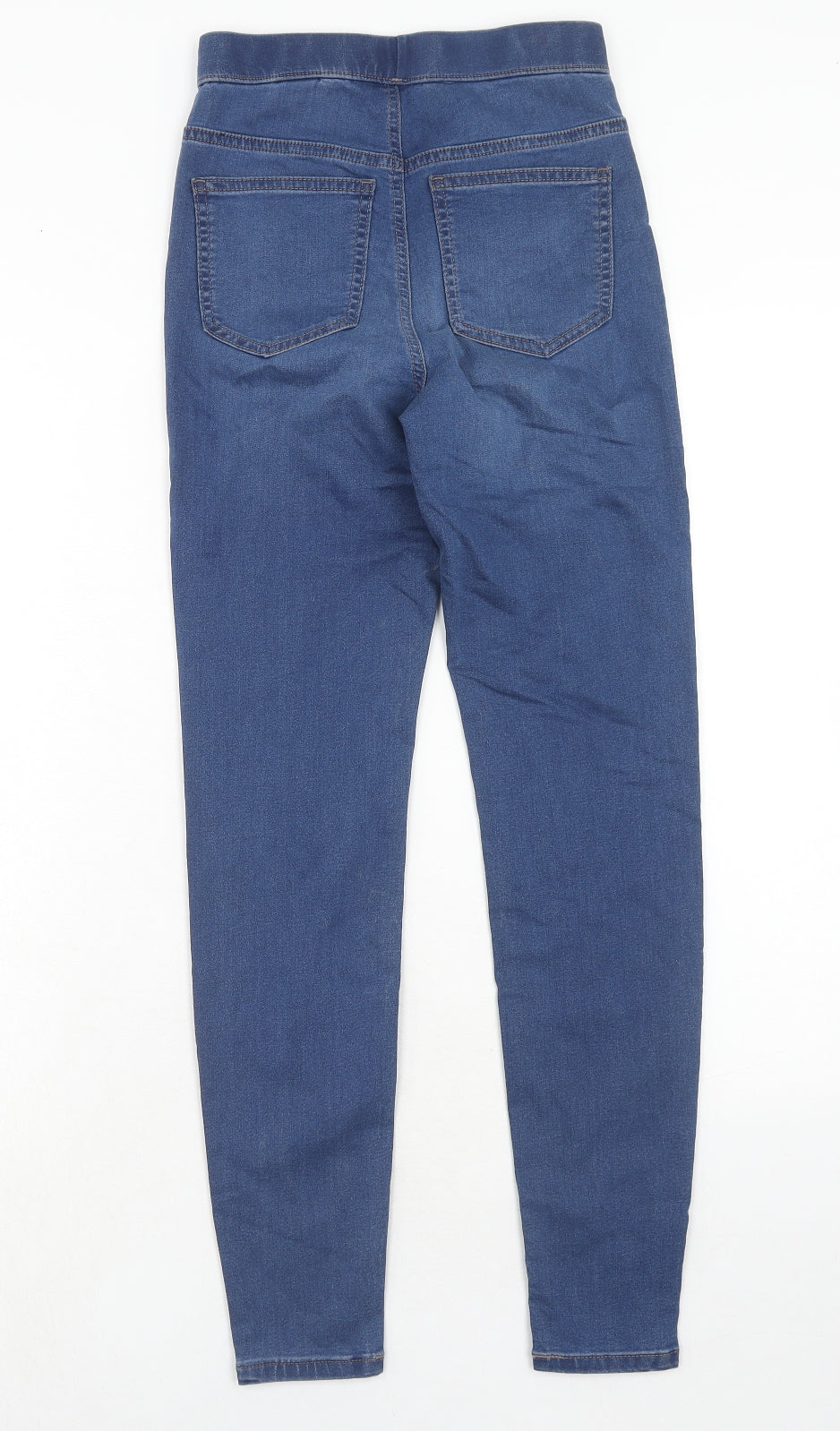 Marks and Spencer Womens Blue Cotton Jegging Jeans Size 6 Regular