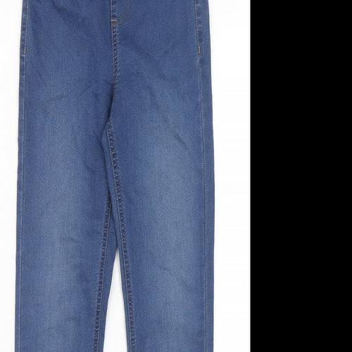 Marks and Spencer Womens Blue Cotton Jegging Jeans Size 6 Regular