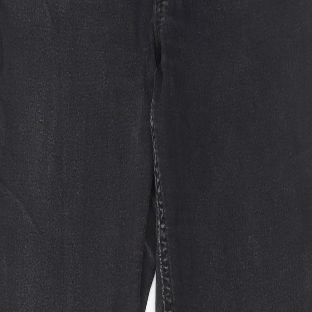 Marks and Spencer Womens Black Cotton Jegging Jeans Size 10 Regular