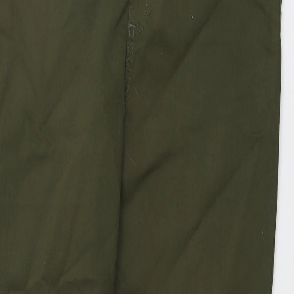 Marks and Spencer Womens Green Cotton Jegging Jeans Size 16 L29 in Regular