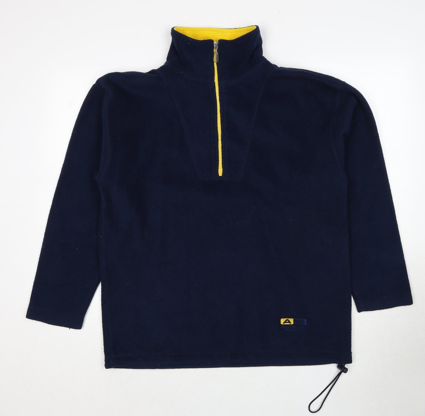 Authentic AS Sports Womens Blue Polyester Pullover Sweatshirt Size 10 Pullover - Size 10-12