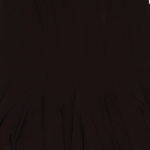 Joseph Ribkoff Womens Brown Polyester Swing Skirt Size 16