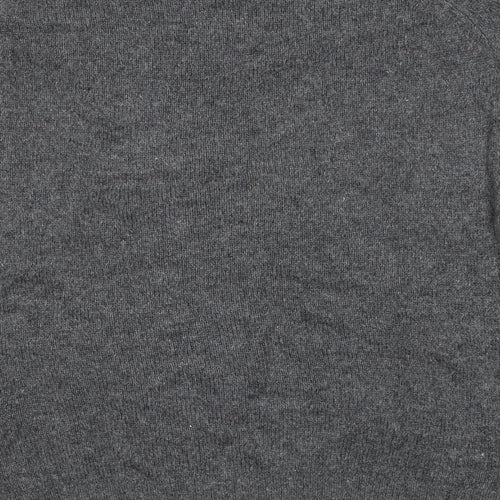 NEXT Womens Grey Round Neck Viscose Pullover Jumper Size 10