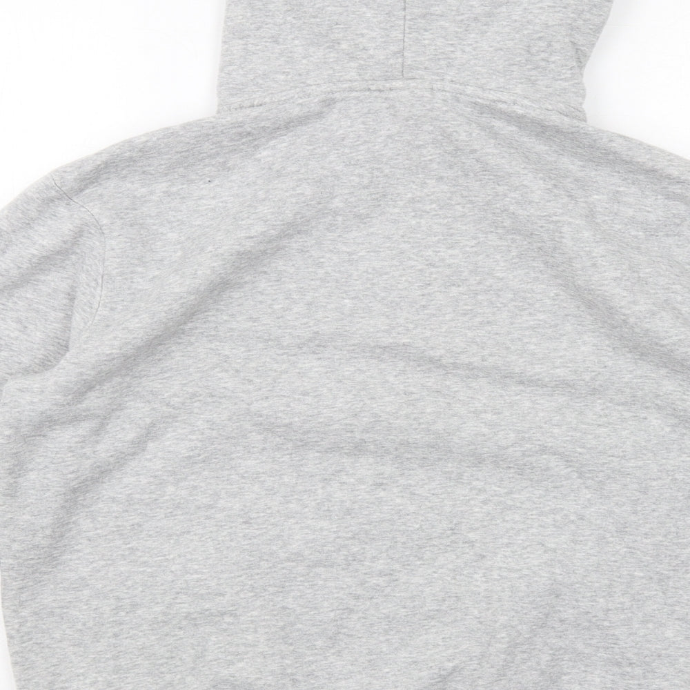 H&M Mens Grey Cotton Pullover Hoodie Size S - NFL