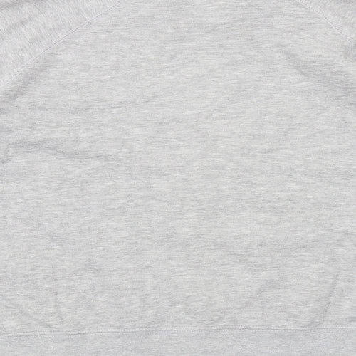Metropolitan Womens Grey Cotton Pullover Sweatshirt Size L Pullover - Shirt Insert