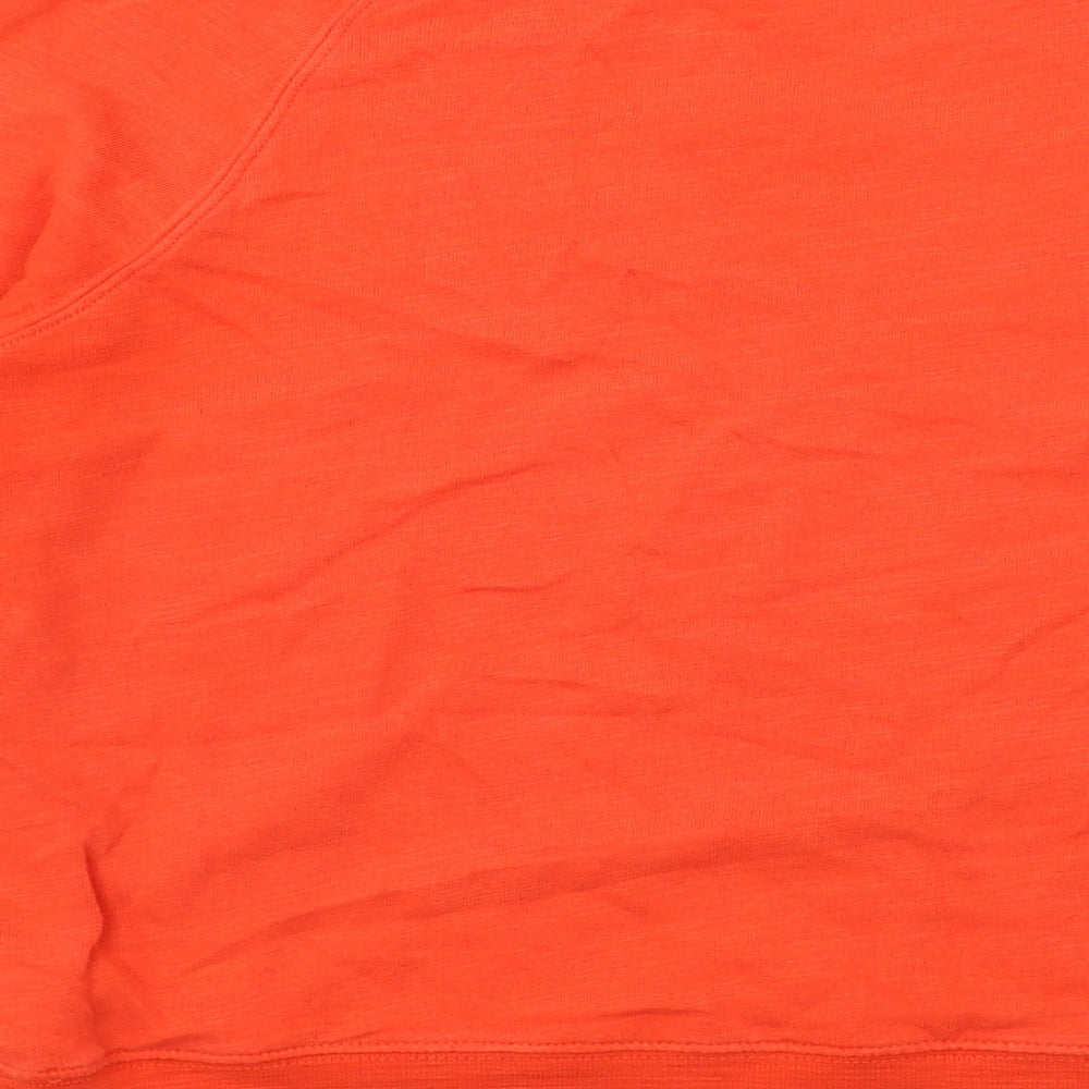 Marks and Spencer Womens Orange Cotton Pullover Sweatshirt Size 6 Pullover - California