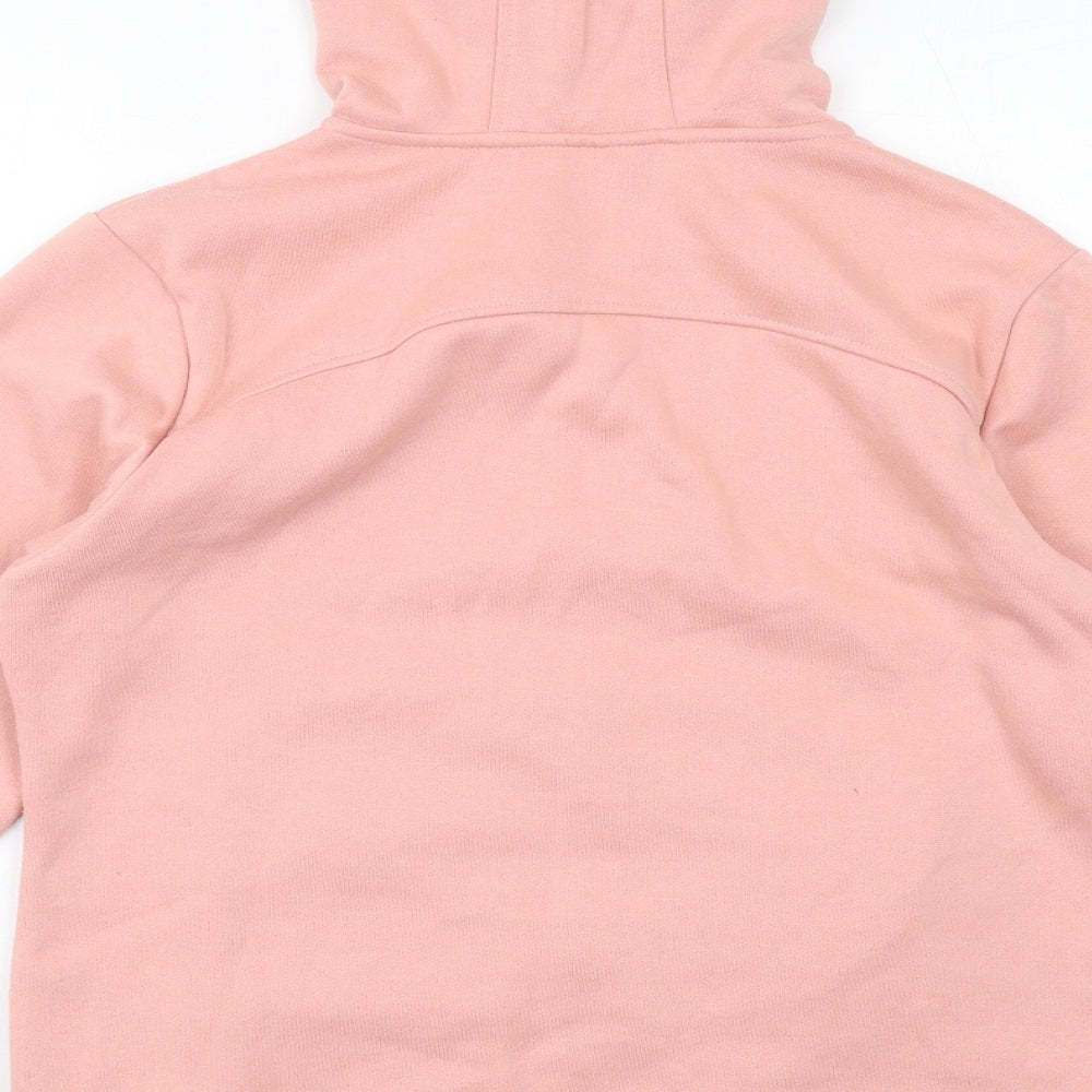LA Gear Womens Pink Polyester Full Zip Hoodie Size 14 Zip