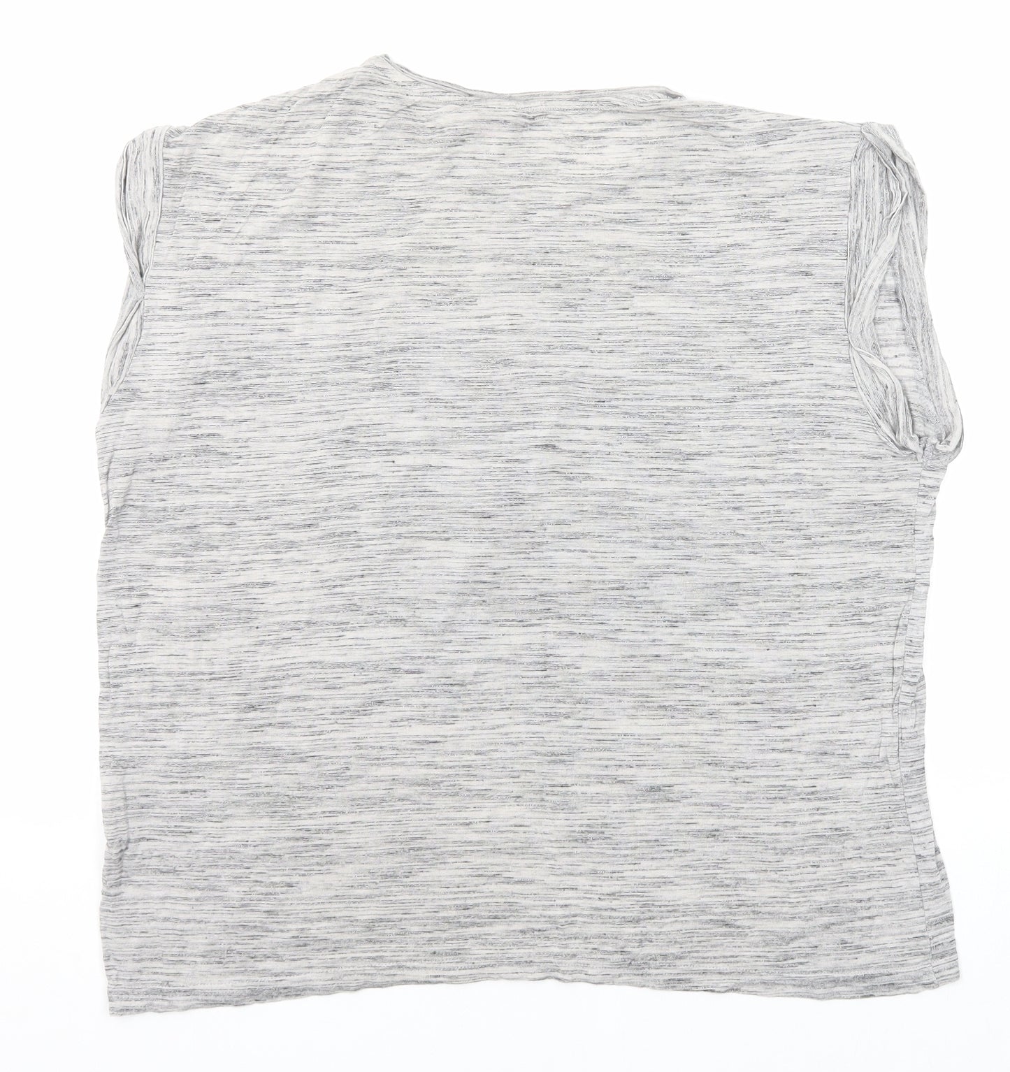 Marvel Comics Womens Grey Geometric Viscose Basic T-Shirt Size 18 Round Neck - Marvel Comics