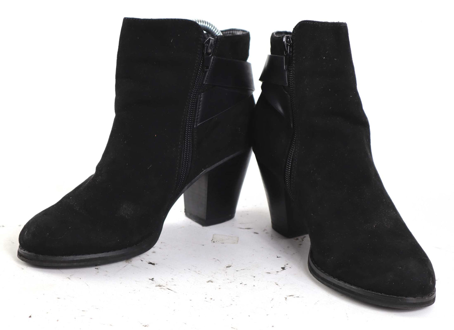 Just Fab Womens UK Size 8 (EU 41) Black Booties