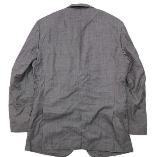 TM Lewin Mens Wool Grey Suit Jacket 42 Chest (Regular)
