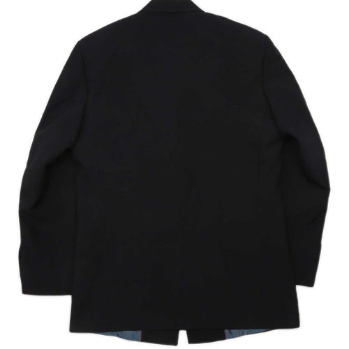 Zannini Mens Black Suit Jacket 40 Chest (Regular)