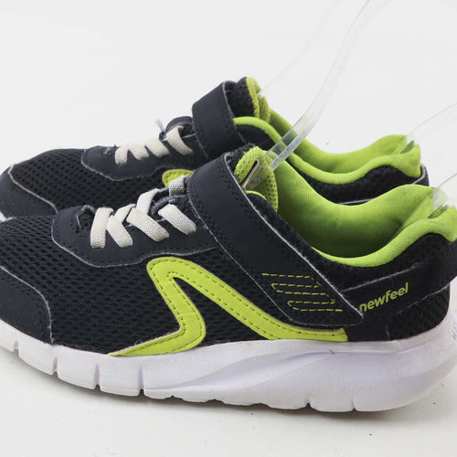 Newfeel Boys UK Size 12 Black Running Shoes