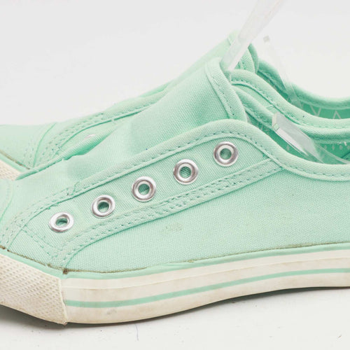 Matalan Girls UK Size 1 Blue Pumps Trainers