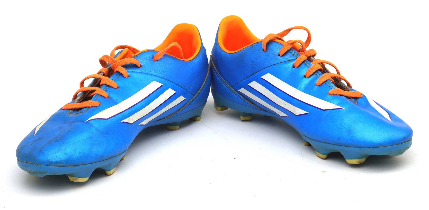 Adidas Mens UK Size 5 Blue F10 Football Boots