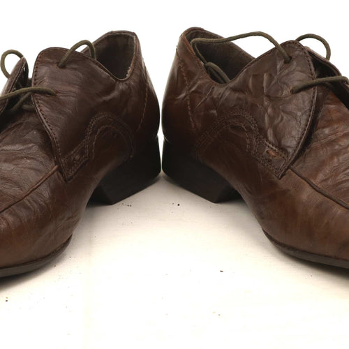 Burton Mens EU Size 41 Brown Leather Formal Shoes