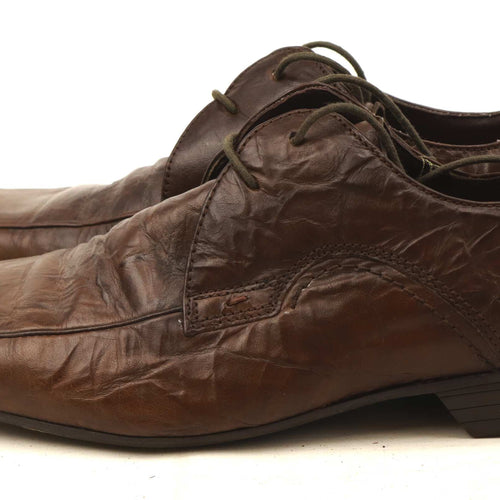 Burton Mens EU Size 41 Brown Leather Formal Shoes