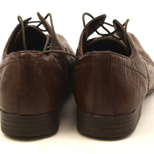 Burton Mens EU Size 41 Brown Leather Formal Shoes