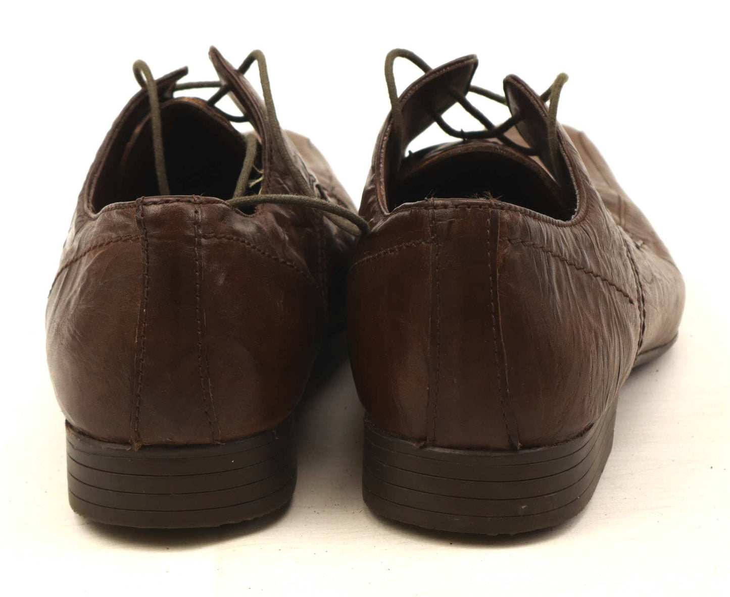 Burton Mens EU Size 41 Brown Leather Formal Shoes