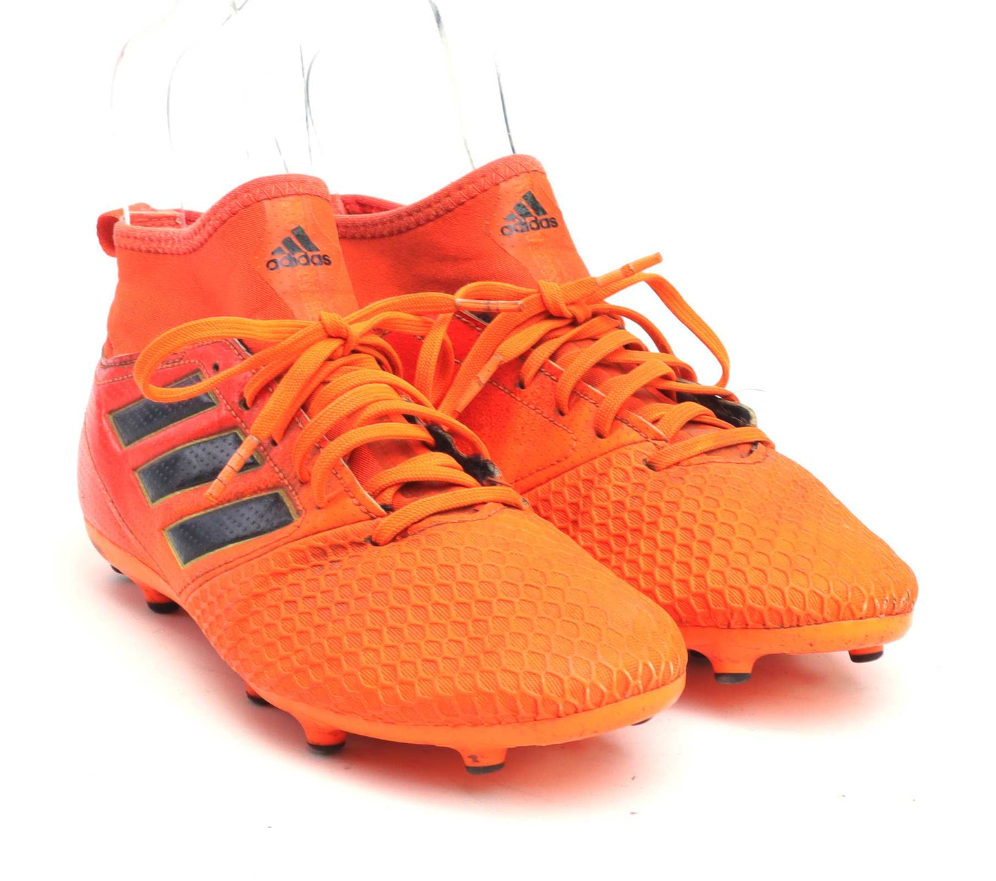 Adidas Neon Orange Football Cleats Adidas Mens UK Size Orange