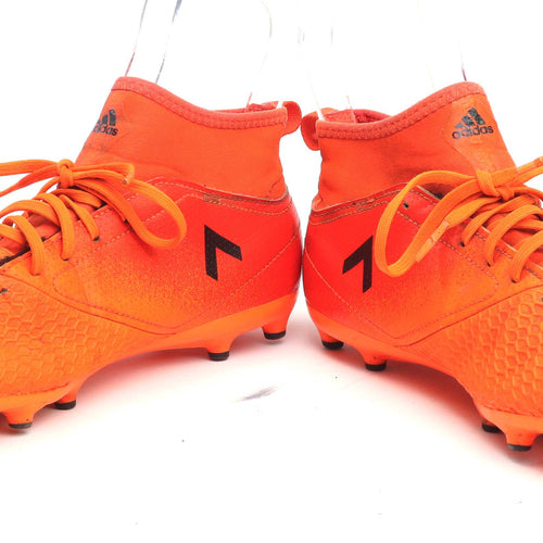 Adidas Mens UK Size 5.5 Orange Bright Neon Football Boots