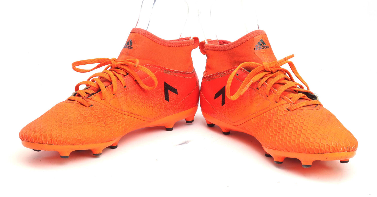 Adidas Mens UK Size 5.5 Orange Bright Neon Football Boots