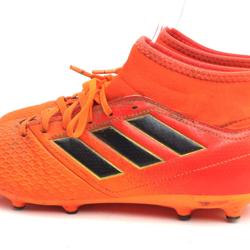 Adidas Mens UK Size 5.5 Orange Bright Neon Football Boots