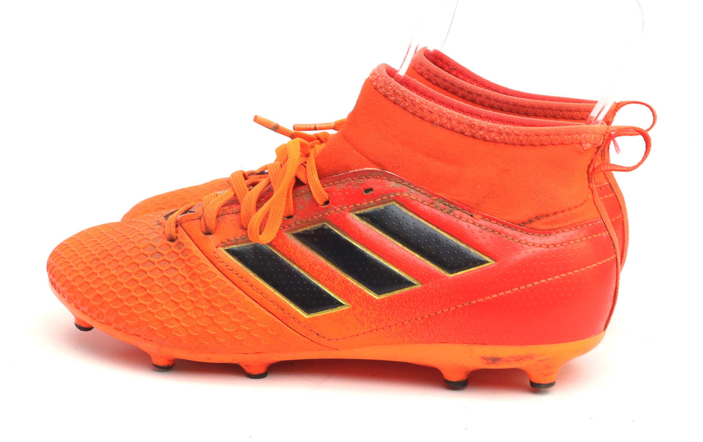 Adidas Mens UK Size 5.5 Orange Bright Neon Football Boots