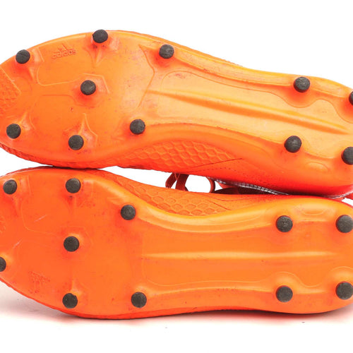 Adidas Mens UK Size 5.5 Orange Bright Neon Football Boots
