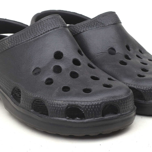 Gekkos Mens UK Size L Black Clogs