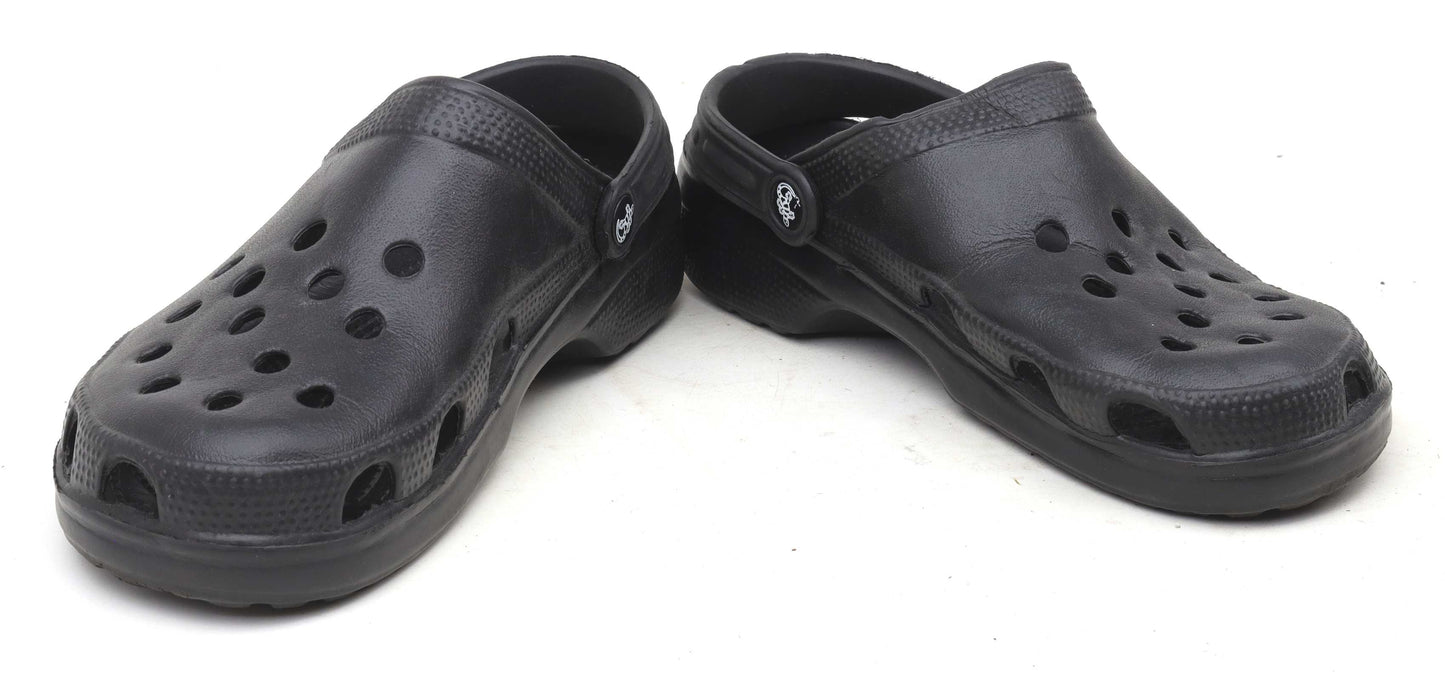 Gekkos Mens UK Size L Black Clogs