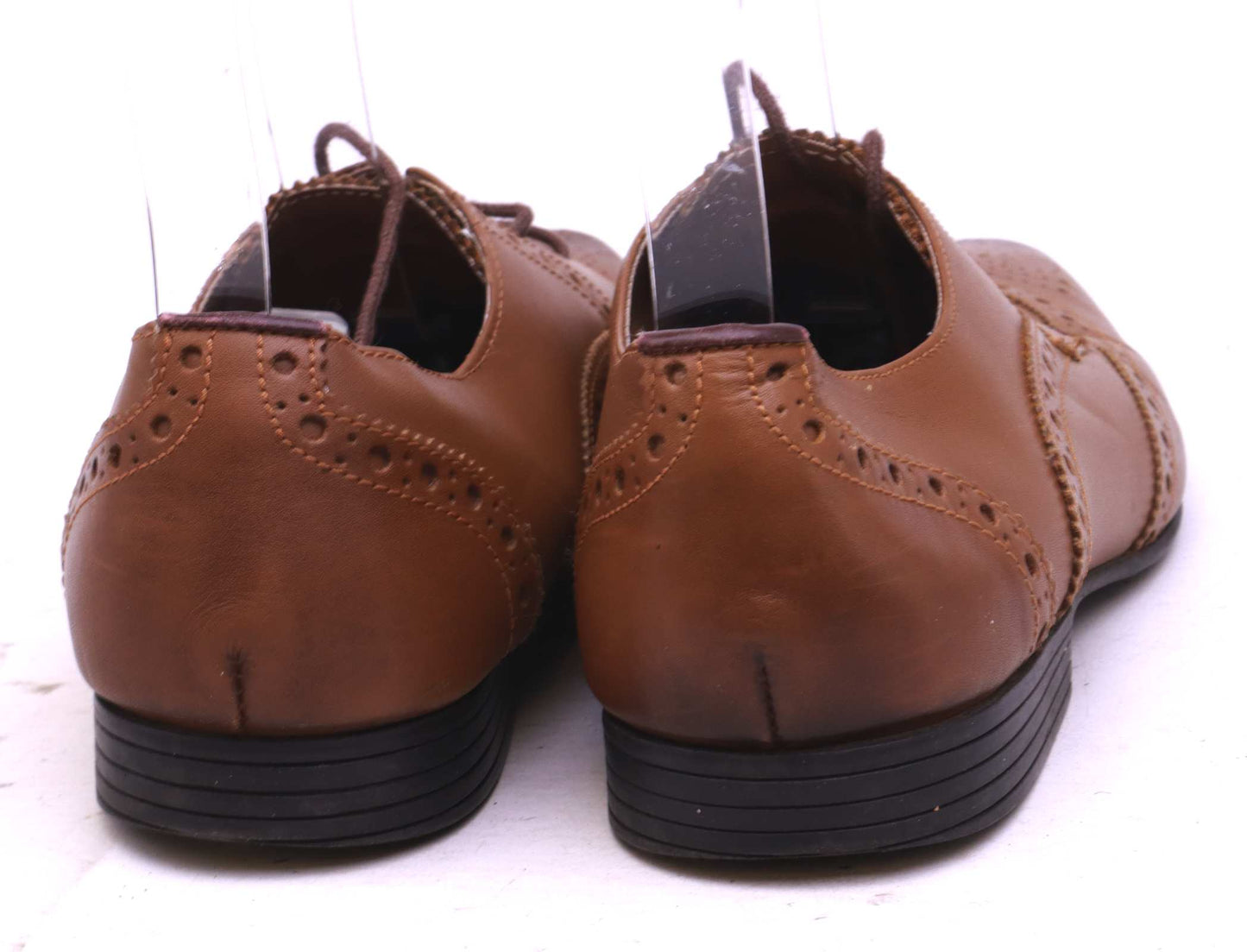 Kurt Geiger Mens EU Size 42 Brown Brogues Leather Formal Shoes