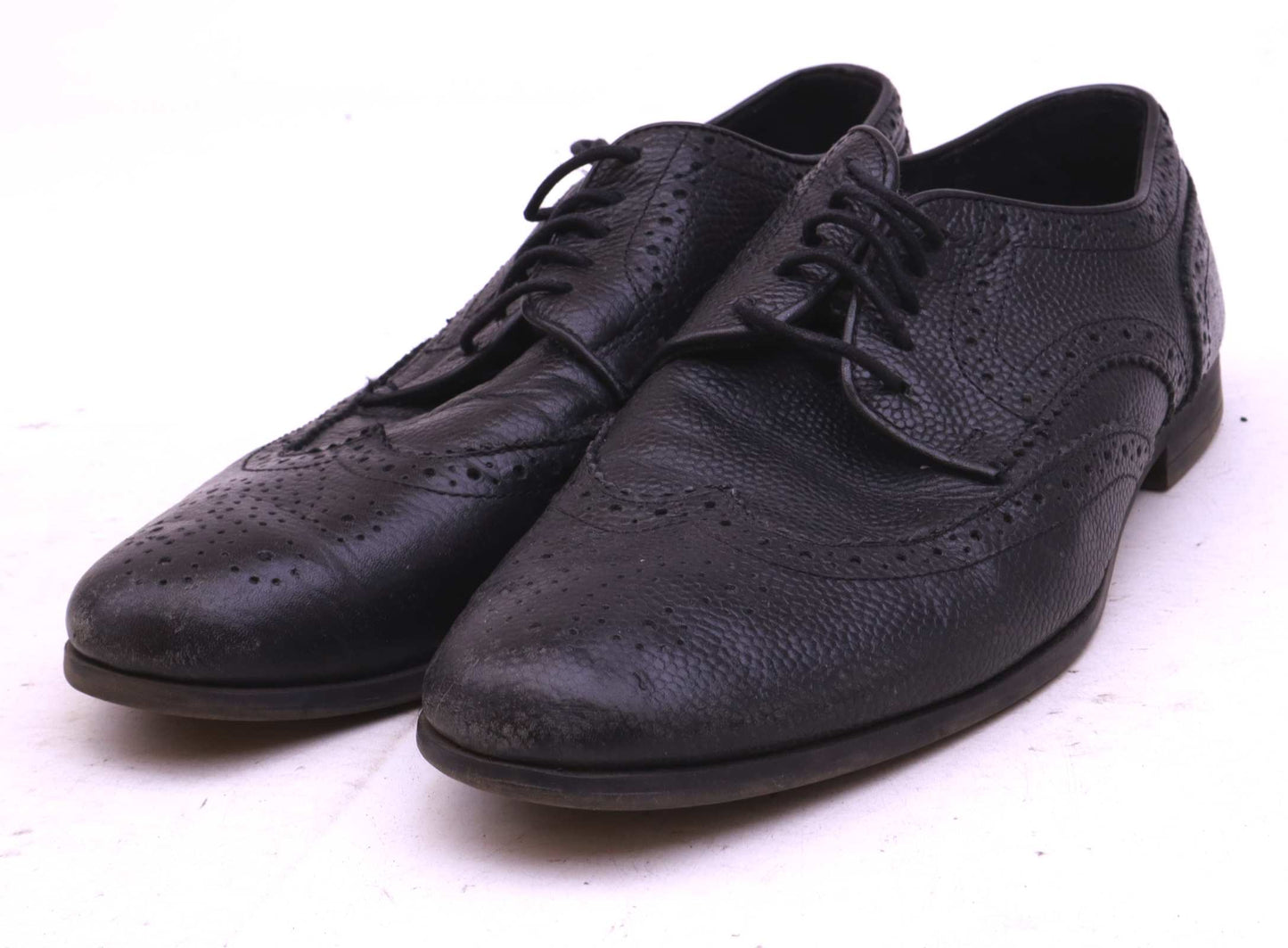 Kurt Geiger Mens EU Size 41 Black Brogues Leather Formal Shoes