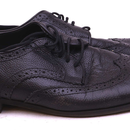 Kurt Geiger Mens EU Size 41 Black Brogues Leather Formal Shoes