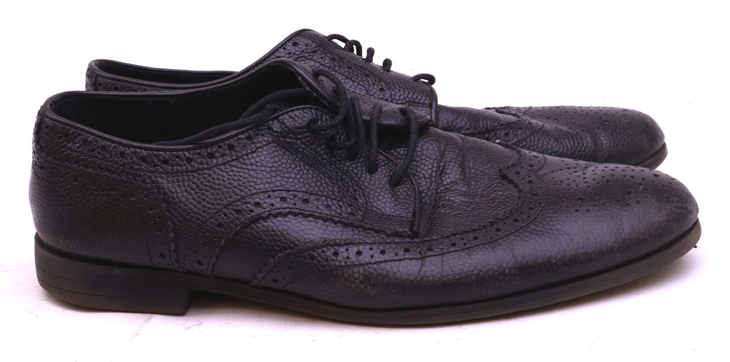 Kurt Geiger Mens EU Size 41 Black Brogues Leather Formal Shoes